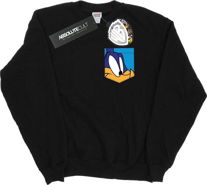 Immagine prodotto Looney Tunes Road Runner Face Faux Pocket Felpa Uomo (S)