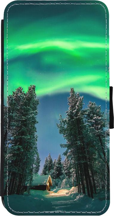 Immagine prodotto PhoneLook Cover Portafoglio nero Inverno 22 Luci del Nord (Apple iPhone 11)