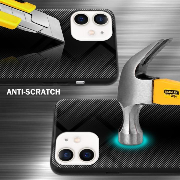 Immagine prodotto Cadorabo Copertura di vetro a strisce in TPU (Apple iPhone 12 mini)