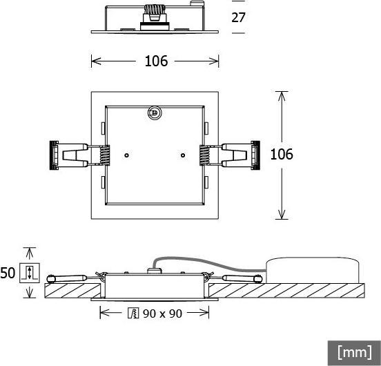 Produktbild LTS CHOCM-R 220.840.80.02/ sw ChocLED (800 lm)