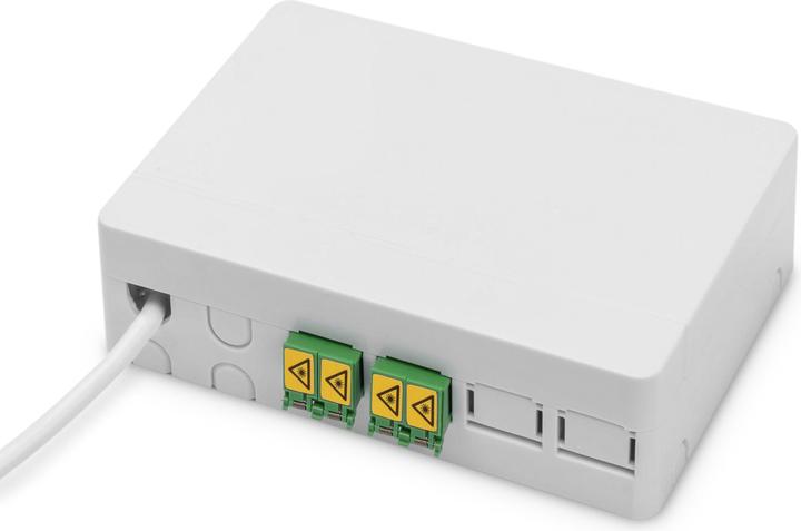Image du produit Digitus Kit d'installation Fttx LC/APC pré-connecté/4 fibres/50m (S/FTP, CAT6, 50 m)