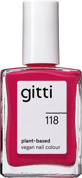 Image du produit Gitti no. 118 Nail Polish Rouge Framboise (Rouge framboise, Vernis couleur)