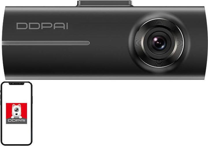 Actual product image DDpai N1 Dual 1296p@30fps +1080p (GPS receiver, Wi-Fi, Full HD)