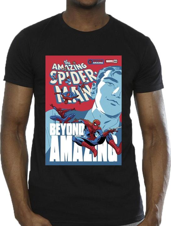 Actual product image Mens Spider-Man Beyond Amazing Cover T-Shirt (XL)