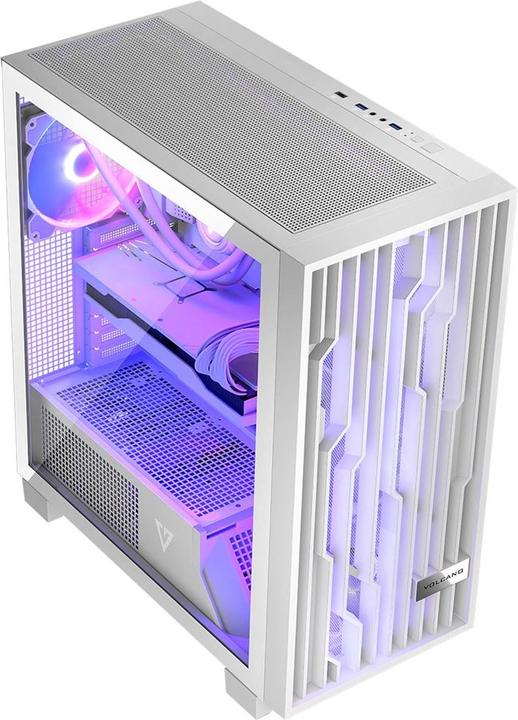Actual product image Modecom Volcano Perun Apex ARGB biała (mATX, Mini-ITX, ATX, E-ATX)