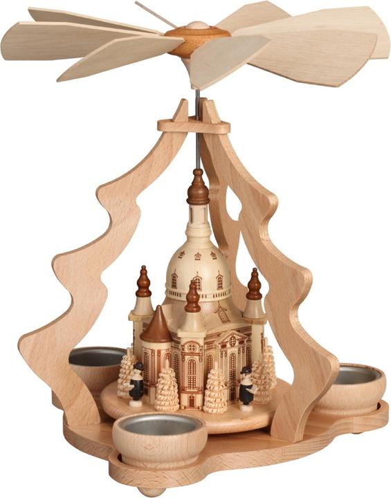 Produktbild Zeidler Holzkunst Tischpyramide mit Dresdner Frauenkirche