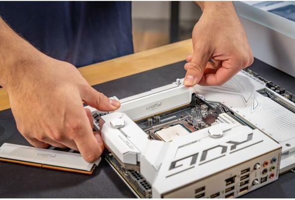 Image du produit Crucial Pro DDR5-6000 Kit 32GB 2x16GB UDIMM white Overclocking (2 x 16GB, 6000 MHz, RAM DDR5, U-DIMM)