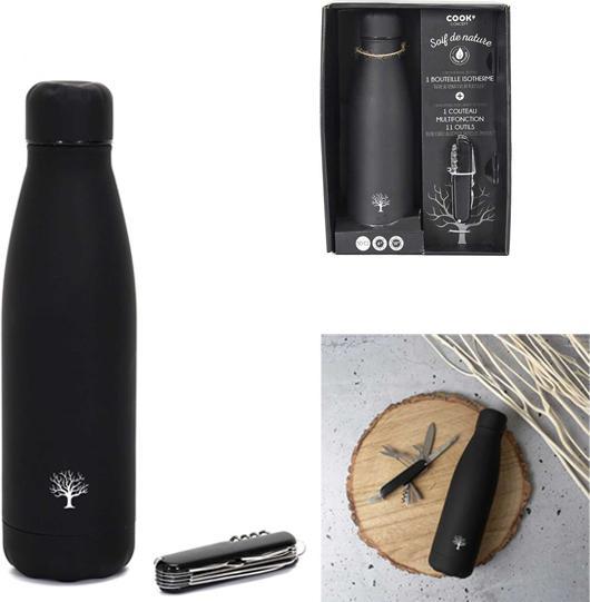 Image du produit Cook Concept bouteille isotherme couteau multiusage coffret