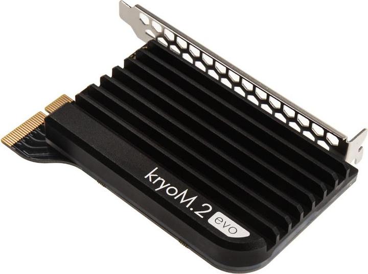 Produktbild Aqua Computer kryoM.2 evo PCIe 3.0/4.0 x4 Adapter für M.2 NGFF PCIe SSD