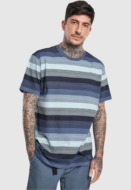 Actual product image Urban Classics Yarn Dyed Sunrise Stripe Tee (L)