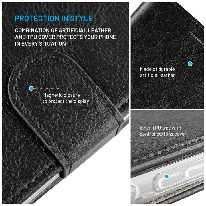 Actual product image Fixed Opus for Samsung Galaxy A15/A15 5G, black (Samsung Galaxy A15 5G)