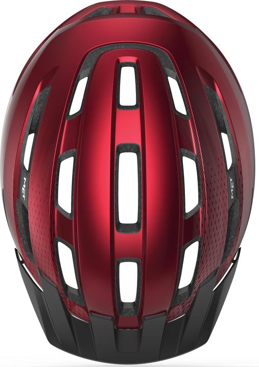 Immagine prodotto MET Casco Downtown Mips, Rosso, Lucido, S/M (52 - 58 cm)