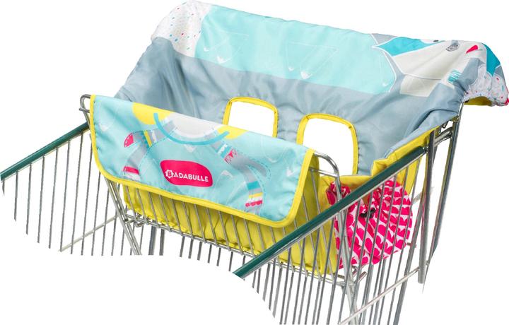 Actual product image Badabulle Seat cover for shopping trolley- Mountain animals (Table seat)