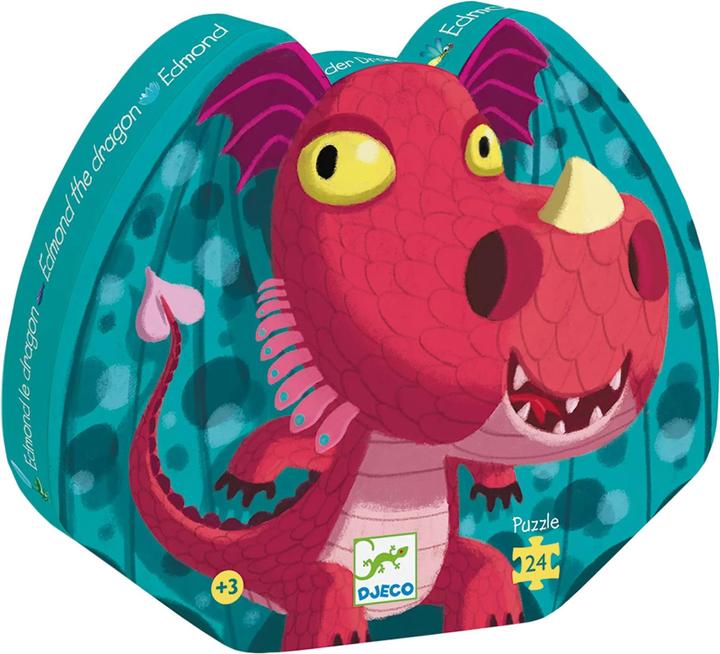 Image du produit Djeco Puzzle Edmond le dragon (24 pièces)