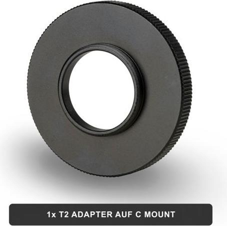 Actual product image Walimex pro T2 adapter to C-mount