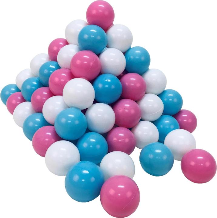 Immagine prodotto Knorrtoys Set di palline Ø6 cm circa - 100 palline rosa/crema/azzurro
