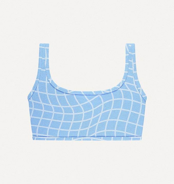 Blue Pool Print Éponge