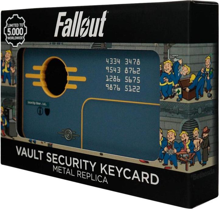 Produktbild Fanattik Fallout Replik Vault Security Keycard Limited Edition