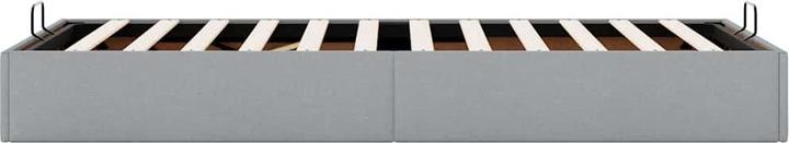Image du produit VidaXL Lit Ottoman sans matelas Gris clair 160x200 cm Tissu (160 x 200 cm)