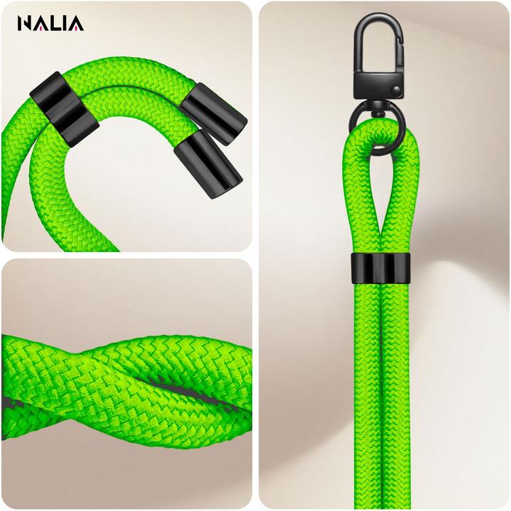 Immagine prodotto Nalia HoldMe Lanyard Handykette - Universal Trageband für Smartphones - Verstellbar, Soft & Elastisch