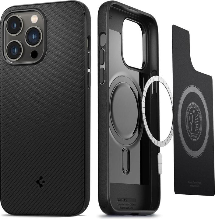 Actual product image Spigen Sigen MAG ARMOR FOR IPHONE 14 PRO MATTE BLACK (Apple iPhone 14 Pro)