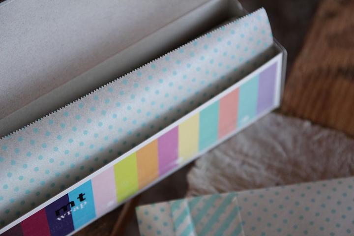 Immagine prodotto MT Masking Tape Nastro per mascheratura Washi Wrap carta craft a pois blu chiaro