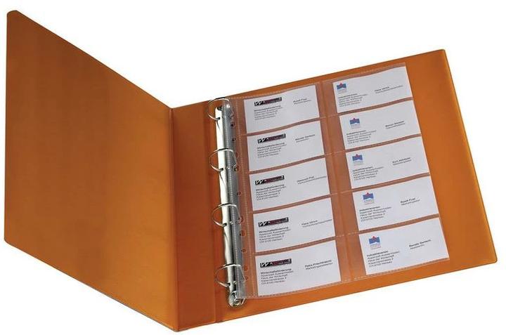 Image du produit Q-Connect Montrer les poches pour les cartes de visite (86 x 56 mm, 1 x)