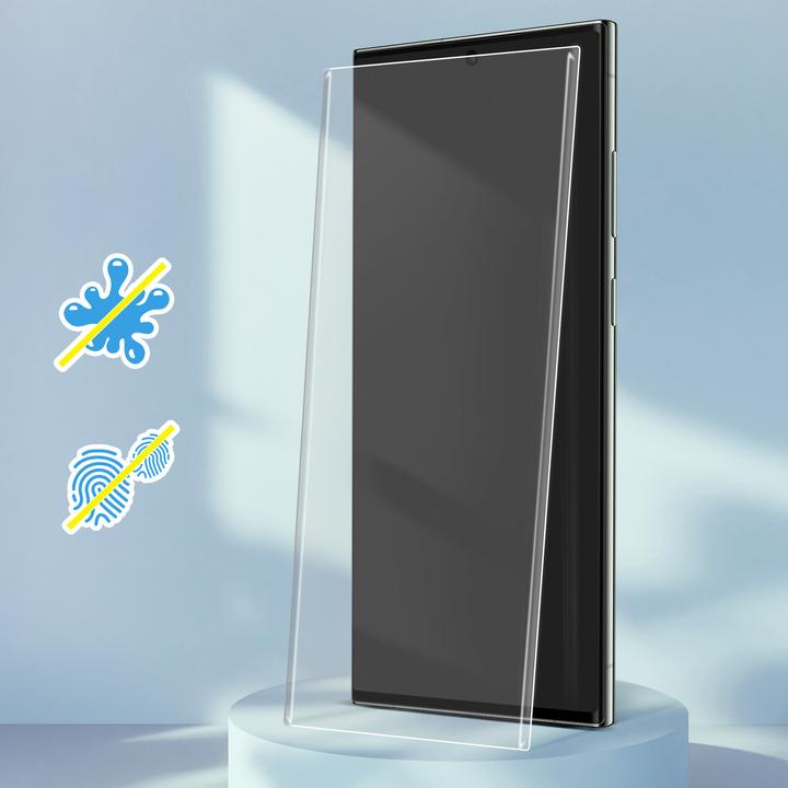 Immagine prodotto Blueo Vetro con adesivo liquido e luce UV (1 Pezzo/i, Samsung Galaxy S21)