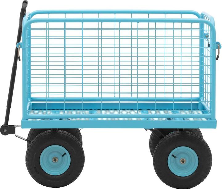 Hillvert Transportwagen Gartenwagen Plattformwagen abnehmbare Seitengitter 400 kg (400 kg)