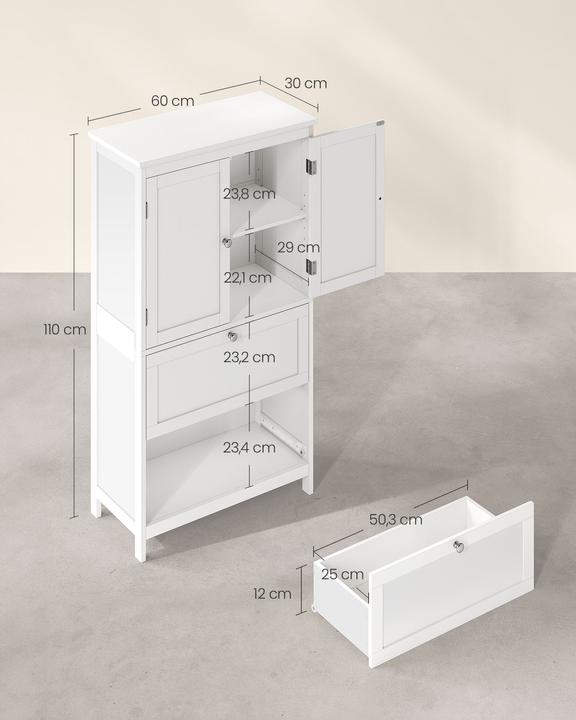 Immagine prodotto Vasagle Liam (60 x 30 x 110 cm)