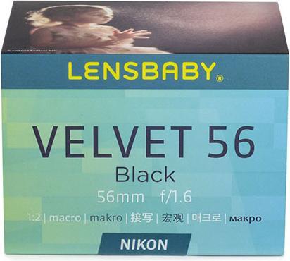 Actual product image Lensbaby Velvet 56mm, f/1.6 for Nikon (Nikon F, full size)