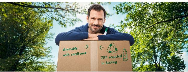 Actual product image tesa tesapack® Eco & Ultra Strong parcel tape 66m:50mm, solvent-free (50 mm)
