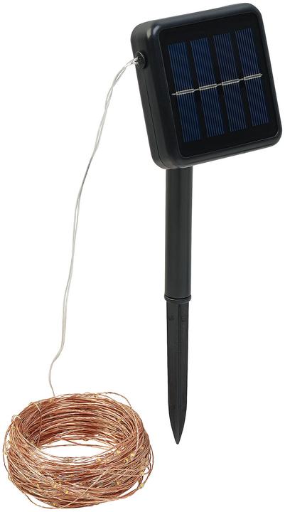 Produktbild Lunartec Solar-Lichterkette aus Kupferdraht (30 m)