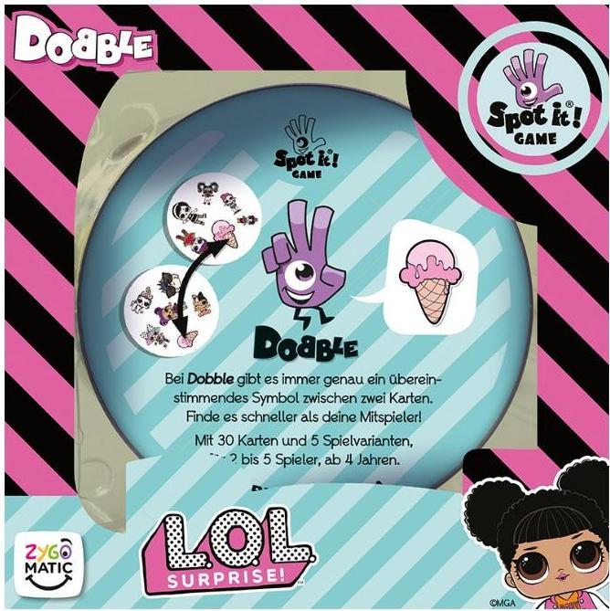 Produktbild Asmodée ZYGD0006 - Dobble L.O.L. Surprise!, Kartenspiel, 2-5 Spieler, ab 4 Jahren (DE-Ausgabe) (Deutsch)