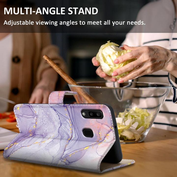 Actual product image Cadorabo Book Case with Print for Samsung Galaxy A20 / A30 / M10s (Samsung Galaxy M10s, TCL A30, Samsung Galaxy A20)