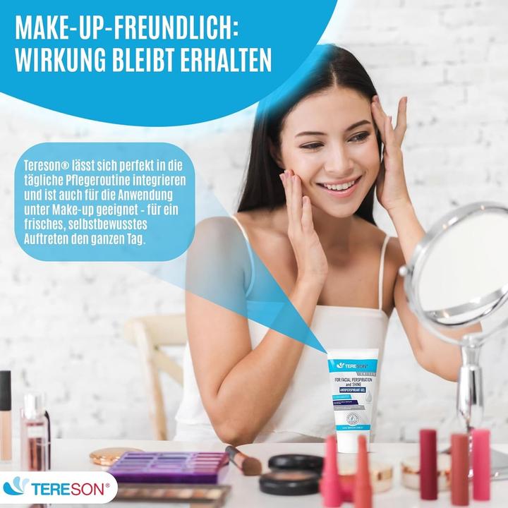 Immagine prodotto Tereson Gel antitraspirante, per la sudorazione del viso, 50 ml (Getto vaporizzato, 50 ml)