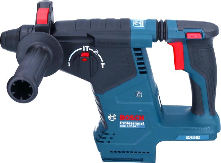 Produktbild Bosch Professional Bosch GBH 18V-24 C Professional Akku Bohrhammer 18 V 2,4 J Brushless SDS plus + 1x Akku 5,0 Ah - (Akkubetrieb)