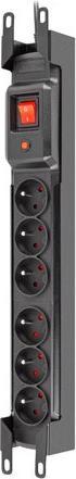 Armac Surge protector rack 19i 6xIEC 3m