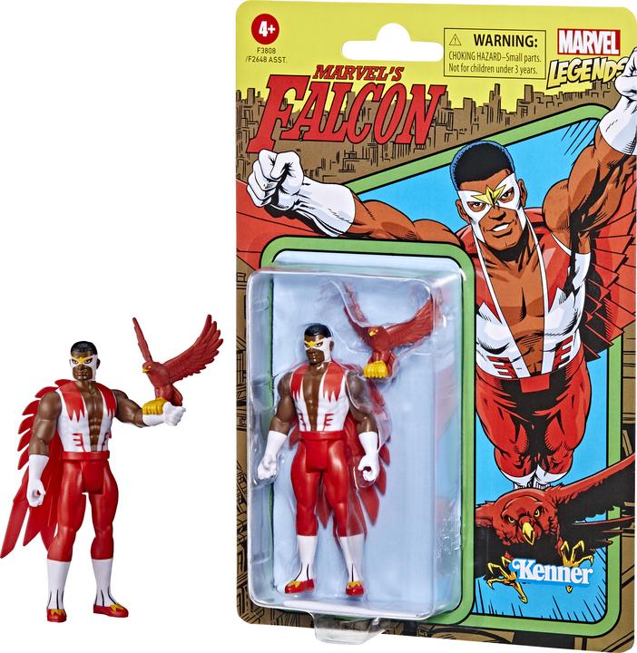 Immagine prodotto Hasbro Marvel Legends Series 9,5 cm grande Retro 375 Collection Marvel's Falcon action figure