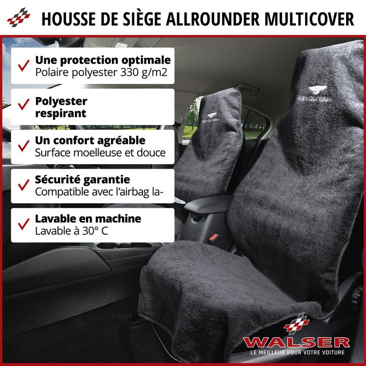 Image du produit Walser Couvre-siège voiture Multicover, couvre-siège voiture lavable rose
