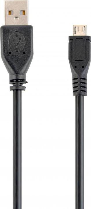 Actual product image Gembird Cable micro USB 2.0 AM-MBM5P 3m- Charge- Transfer- black (3 m, USB 2.0)