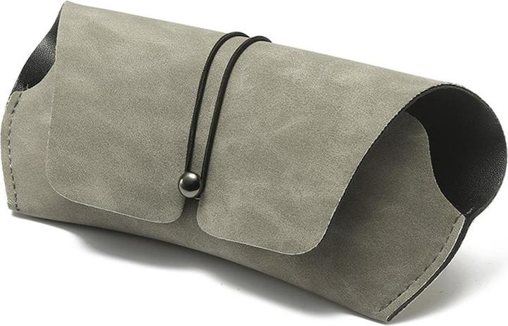 Techsuit - Glasses Case (PLSD-02) - with Button Close - Gray