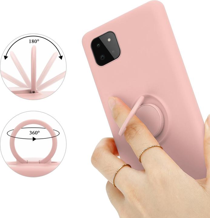 Produktbild Cadorabo TPU Liquid Ring Silicone Case Hülle (Samsung Galaxy A22 5G)