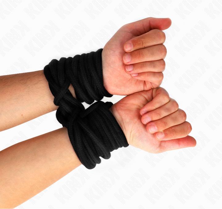 Actual product image Kink Cotton Rope 20 Metres Black