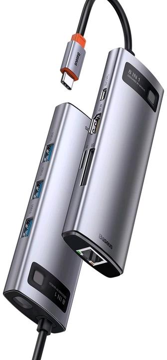 Produktbild Baseus Metal Gelam Series (USB-C, 8 Ports)