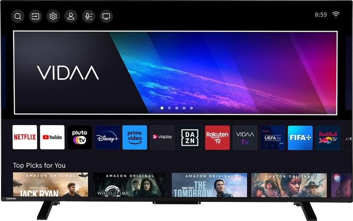 Toshiba 55UV2363DAN 55 Zoll Fernseher / VIDAA Smart TV (4K UHD, Dolby Vision HDR, Triple-Tuner) (55", LED, 4K, 2024)