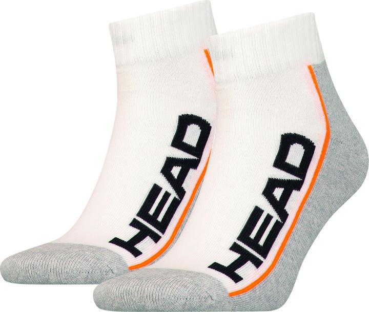 Head Socken Tennis 2 Stück Viertel weiss
