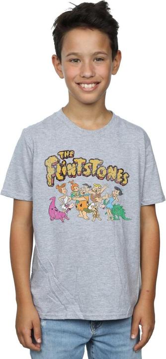 Image du produit The Flintstones - T-shirt GROUP DISTRESSED - Garçon (128)