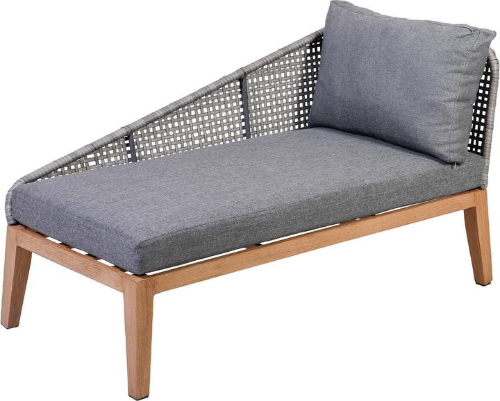 Produktbild Greemotion Loungeset Jana, Braun/Grau, 3 Sitzplätze