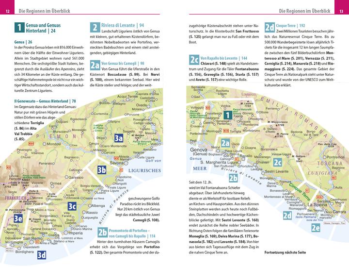 Produktbild Reiseführer Ligurien, Italienische Riviera, Cinque Terre (mit 22 Wanderu (Deutsch, Sibylle Geier, 2023)